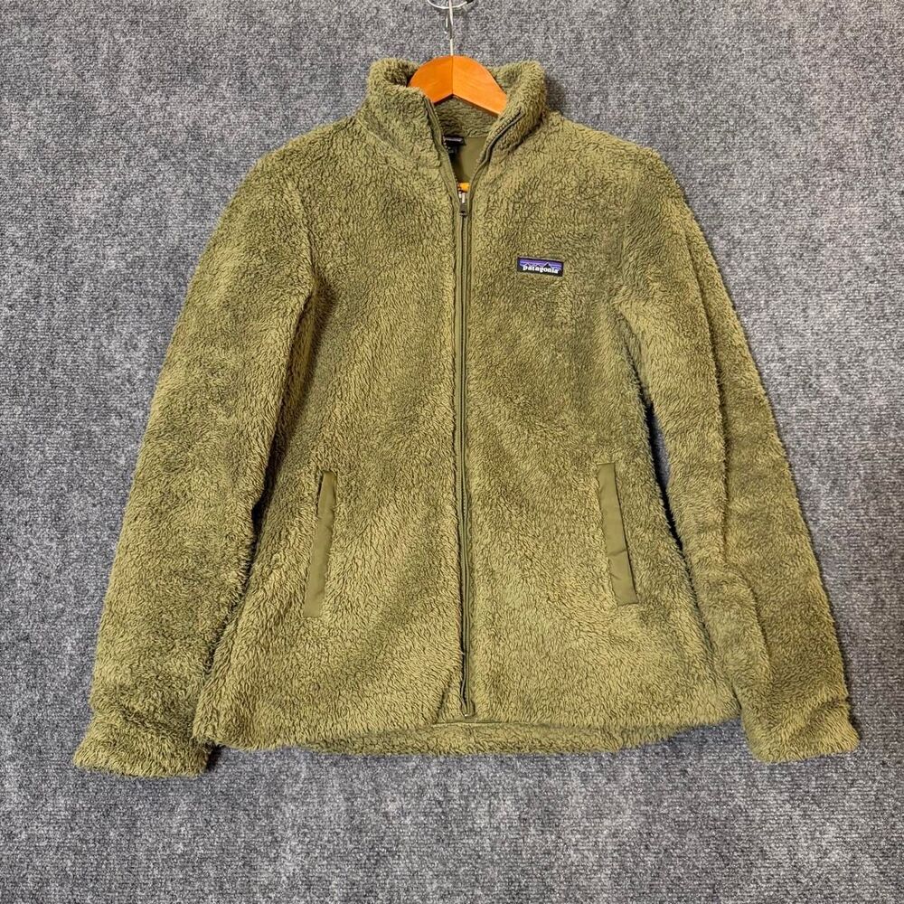 Patagonia Women's Los Gatos Fleece Jacket El Cap Green Grinch Size Medium